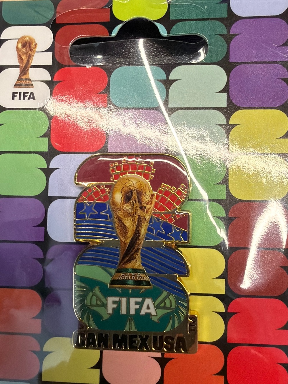 2026 FIFA Can Mex USA World Cup Pin